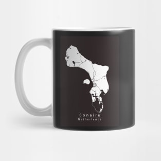 Bonaire Netherlands Island map Mug